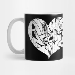 All We Need Is Love Eroded v3 Mug